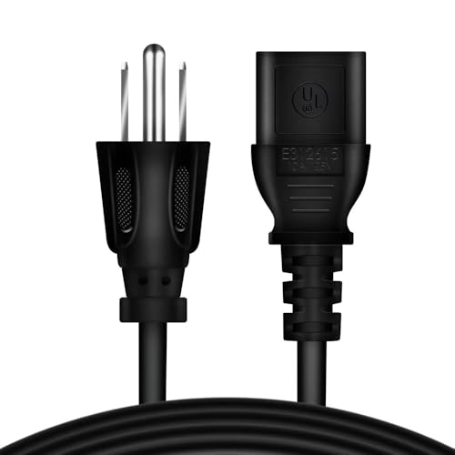 MDCGPower 6ft/1.8m UL Listed AC Power Cord Outlet Socket Cable Plug Lead Compatible with Blackstar HT Club 50 Head HT CLUB50H HT CLUB50 HT-50 tvp id60h All Tube Guitar Amp Amplifier