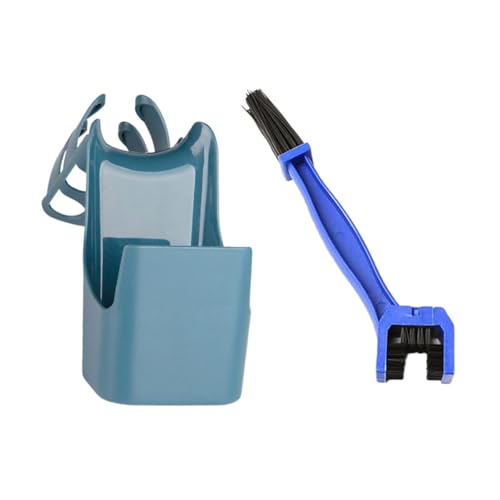 Menolana Oil Storage Tool Box Holder Cleaner with Brush Collect Oil Pollution Practical Bike Chain Cleaner for Repair Part