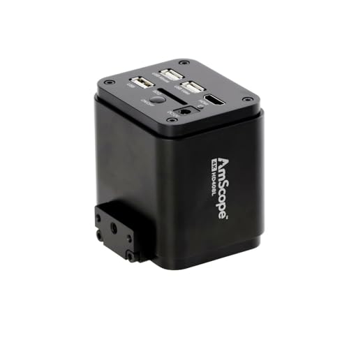 Image of AmScope HD Series 4K 30fps 8MP HDMI /USB Color CMOS C-Mount Microscope Camera - Digital Camera for Standalone and PC Imaging