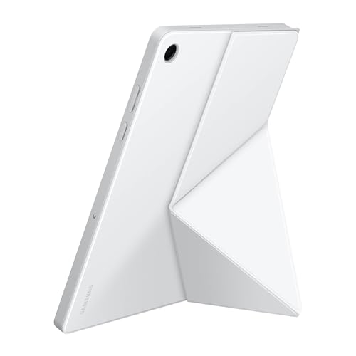 Image of Samsung Galaxy Tab A11+ Book Cover Case, Tablet Protector, Foldable Stand with Landscape and Portrait Modes, Protective Against Bumps and Scratches, Auto Screen On /Off, US Version, White