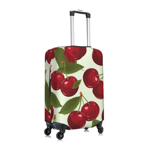 Cherry Fruit Travel Luggage Cover Suitcase Protector Washable Elastic Suitcase Cover Anti-Scratch Luggage Protector Travel Suitcase Baggage Cover Fits 18-32 Inch Suitcase Small3