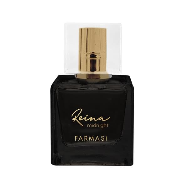 FARMASi Reina Midnight Eau de Parfum Women - Feminine Fragrance Elegant Scent Luxury Perfume Long Lasting Aroma Sensual Evening Wear Signature Fragrance Alluring Scent
