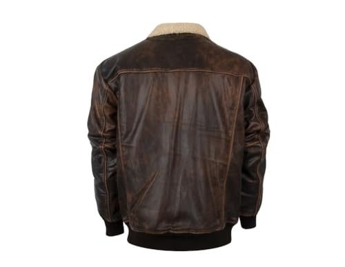 Brown Vintage Bomber for Youth2
