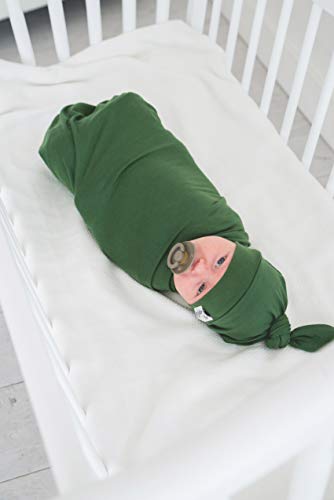 Copper Pearl Baby Beanie Hat Top Knot Stretchy Soft Alder