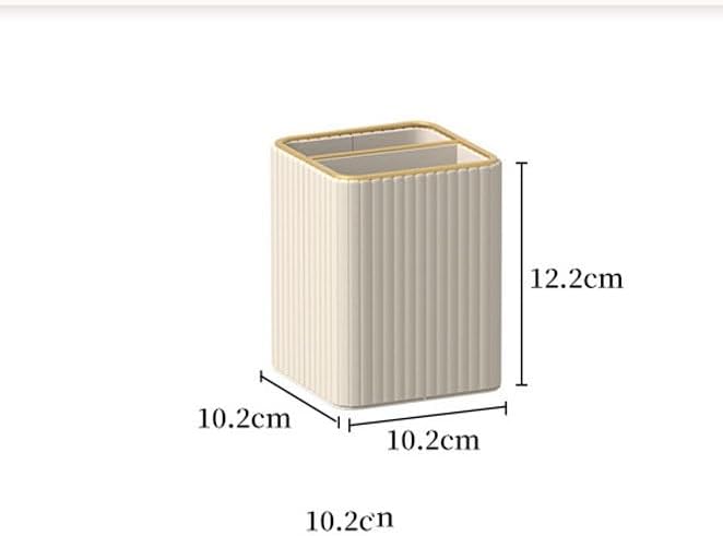 Pen holder, office desktop storage, home study, minimalist, retro decorations, large capacity creativity image 3