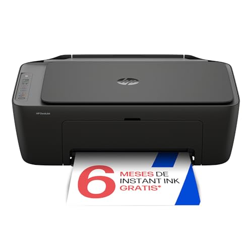 HP DeskJet 2920, Impresora Multifunción de inyección de Tinta a Color, inalámbrica, con Panel de Control LCD, Wi‑Fi de Doble Banda, App Smart, 6 Meses de Instant Ink incluidos, Negro