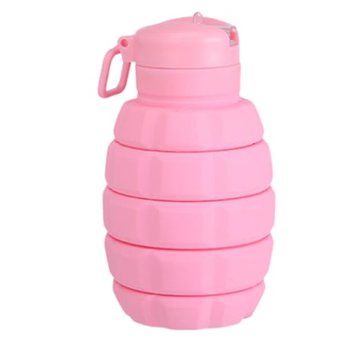 Botellas de agua plegables para viajes, botellas de agua deportivas portátiles, ligeras, de 500 ml, reutilizables para deportes, gimnasio, fitness, ciclismo, montañismo, al aire libre, picnic