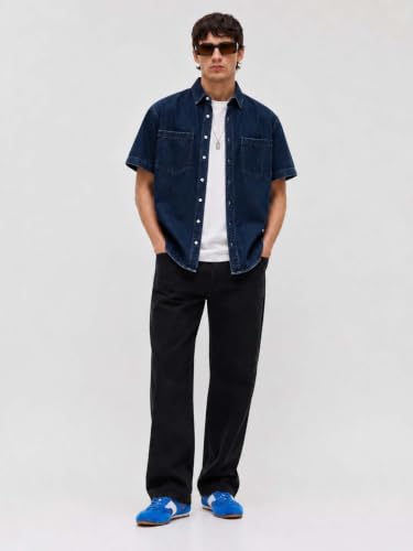 Image of Lymio Shirt for Men | Cotton Denim Shirt for Men | Regular Fit Stylish Long Sleeve Shirts (LMS-48-49)
