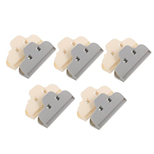 ABOOFAN 1set Food Sealing Clips Lightweight Snack Bag Clips for Home Use Food Freshness Sealers Convenient Kitchen Storage 10pcs