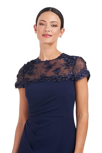 JS Collections Women's Laney Soutache Yoke Gown2