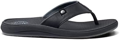 Reef Men's Phantom Nias Flip-Flop, Black/Grey, 10 | Image 6