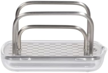 OXO Good Grips Stainless Steel Sponge Holder,Black