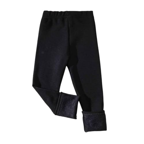 Girls Fleece Lined Leggings Winter Thermal Tights Pants Stretchy Leggings - image 6