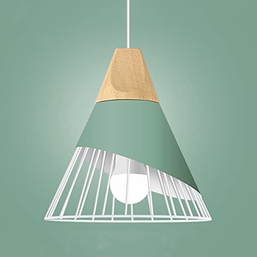 Chao Zan Suspension Luminaire Moderne,bois Plafonnier industriel design Métal Lampes Suspendues...