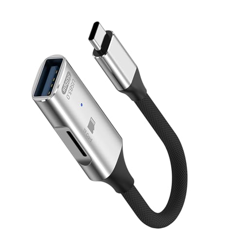 Zxfdsfdbnm Adattatori di tipo C a funzione multipla con lettore di schede di memoria Conformità generale per dispositivi mobili PC Porta multipla USB C Hub per telefono Tablet Laptop