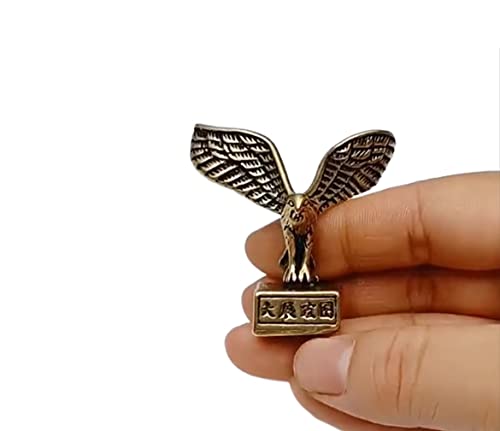 Estatua Decorativa de Águila de Latón Poderosa miniatura 7