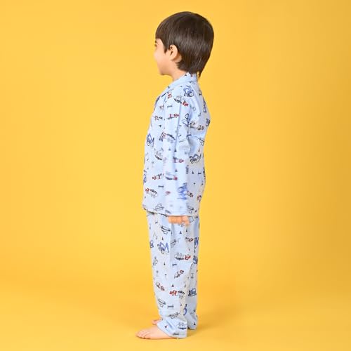 Image of Jam & Sugar Boys Cotton Printed Night Suit Set