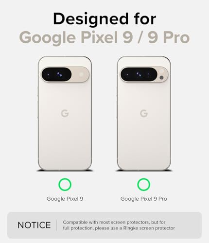 Image of Ringke Fusion Matte Compatible with Google Pixel 9 Pro /Pixel 9 Case Cover Anti Fingerprint Hard Back Soft Flexible TPU Bumper Scratch Resistant Google Pixel 9 Pro /Pixel 9 Back Cover - Matte Clear