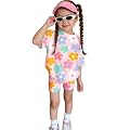 4YOU Dresses Beautiful Cotton Blend Fabric with Beautiful Print Tshirt and Half Pant For Girls