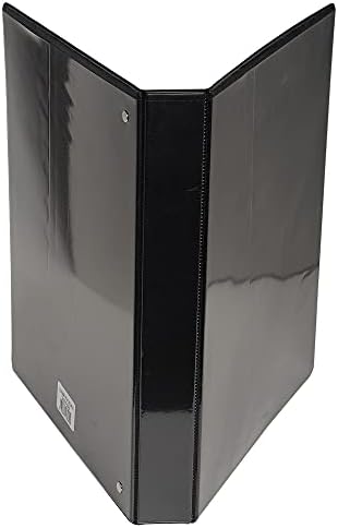 Exacompta - ref. 51846NE - 1 customizable rigid opaque binder with 3 pockets - 4 D-rings of 25 mm - Spine 47 mm - External dimensions: 32 x 27.7 cm - Format to be filed A4 Maxi - Colour: black