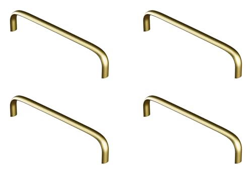 Image of Atlantic Stainless Steel Oval D Dwawer Cabinet Handles 12 Inch (Total Length 304 mm, Hole to Hole 290 mm, Antique Finish) Pack of 4 Pieces, Pull Handle