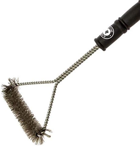 Alpha Grillers BBQ Grill Brush. Stainless Steel Bristles, 18 Inch Long Tools. Best Cleaner for A Weber Barbecue