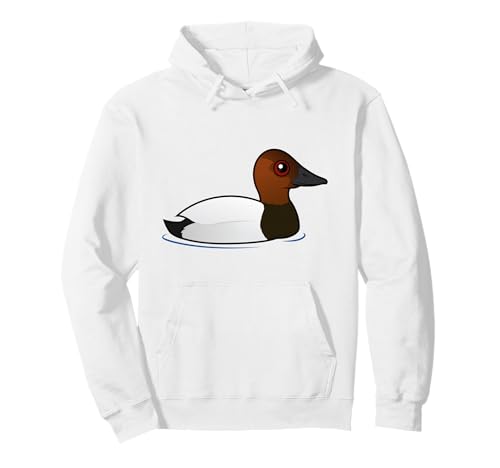 Cartoon Canvasback Duck Pullover Hoodie
