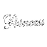 MANZHEN Personalized Custom Name Brooch Pin Customized Jewelry 3 Colors Brooches for Women (Silver Princess)