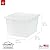 IRIS USA 4-Pack Storage Bins with Lids, 25 Quart, Clear Stackable Containers Box Organize Shoes Closet Shelves Clothes Blankets Towels - BPA-Free Plastic