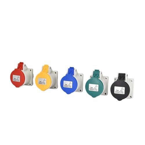 Prise encastrable 3P 16A 220V pour boîtier de scène et audio