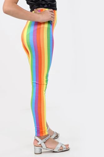 Girls Rainbow Crop Top Leggings Shorts Set Childrens Shirt Summer Party 5-13 Years3