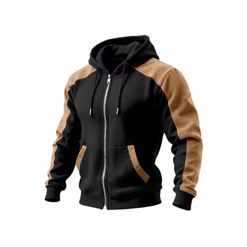 Veste grande taille hiver homme grise zippée en maille confortable