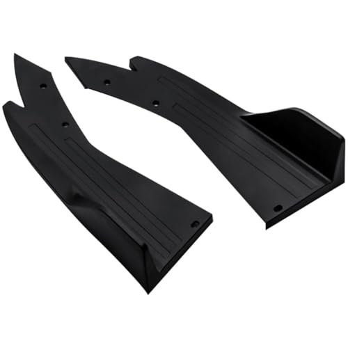 Diffuseur Pare-chocs Arrière Anti-Rayure ABS Noir à Vis