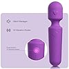 MANFLY Portable Travel Massage Tool, 10 Modes Rechargeable Waterproof Mini Body Massager (Violet) #3