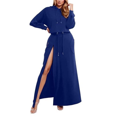 Jupe longue élégante avec poches et fente latérale pour un style fluide
