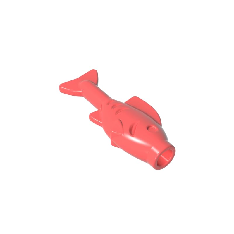 Gobricks Animals Small Fish 50PCS Compatible with Lego 64648 GDS-2120 Classic Bulk Toy MOC Color:Neon Orange โ image 1