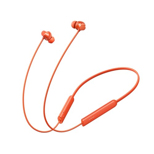realme Buds Wireless 5 Lite in Ear Bluetooth Neckband with 12.4 mm Dynamic Bass Boost Driver,Upto 35 Hours Playback,45ms Low Latency,IP55 Dust & Water