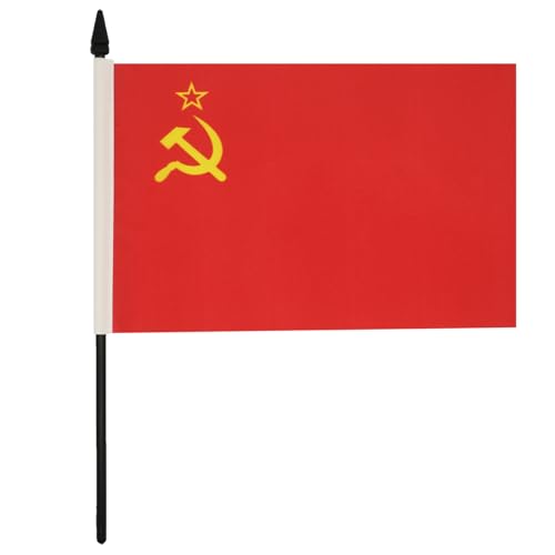 AZ FLAG - Tischflagge Sowjetunion Udssr - 21x14 cm - Kommunismus Tischfahne 14 x 21 Cm - Flaggen