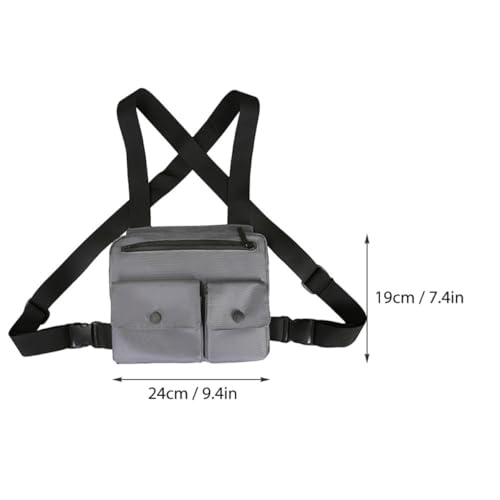 Bolso chaleco informal para hombre cómodo contra desgarros 4