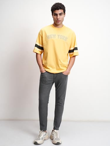 Image of Highlander Men's Slim Fit Jeans | Cropped Length | Jeans for Man | Stylish Casual Wear for Everyday Comfort