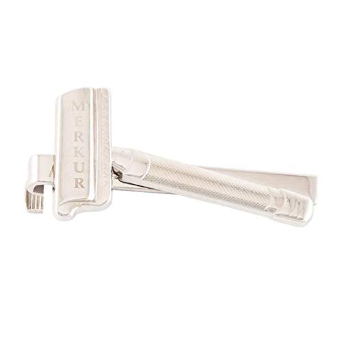 DOVOShave Ready Tie Clip for Safety Razor, nickel-plated