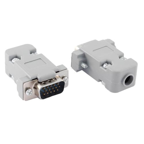 uxcell conector VGA macho DB15 2 piezas miniatura 3