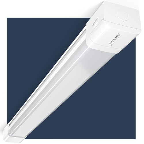 Led-strip 60 cm, plafondverlichting 18 W, 1800 lm, led-strip, waterdicht, IP66, plafondlamp, koudwit, 5000 K, licht voor garage, keuken, kantoor, werkplaats, kelder, binnen en buiten