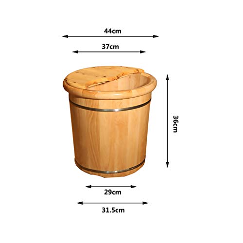 Baril de madera de cedro para baño de pies, spa y masaje miniatura 7