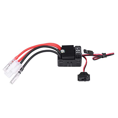 It is waterproof, dust-proof so that it is suitable for all-weather condition races,60A ESC Brushed