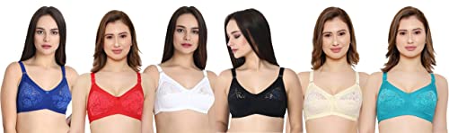 Image of Women Net Non-Padded Wire Free Regular Bra
