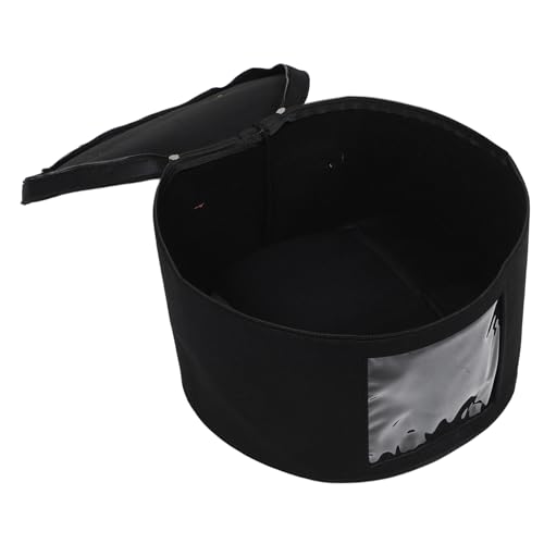 ABOOFAN Box Hat Box for Women Foldable Round Storage Organizer with Lid for Hats Baseball Caps and Clothes Versatile Travel Storage
