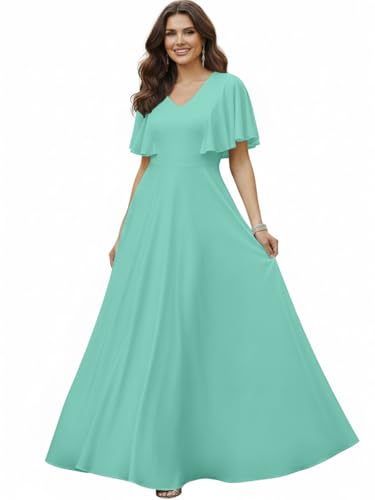 Image of KOH KOH Womens Long Elegant Bridesmaid Evening Cocktail Modest Maxi Dress