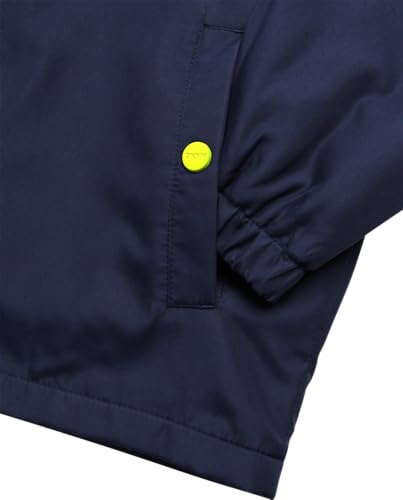 Image of DKNY Boys Fleece Jacket - Water and Wind Resistant Polar Fleece Lined Boys Windbreaker Jacket - Cozy Outerwear Kids Jackets