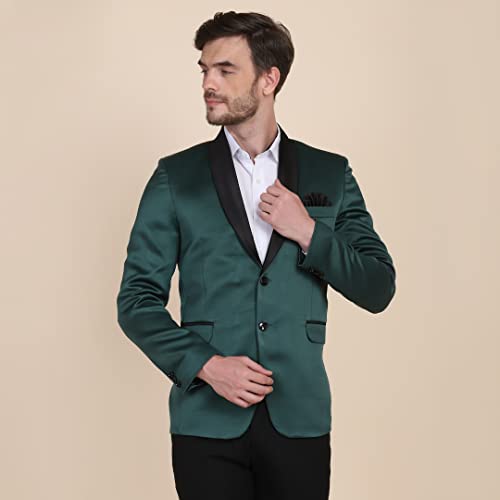 Image of TAHVO Men Suit Set (Green, 42)